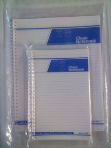 Cleanroom Notebook (Side Spiral Bound)